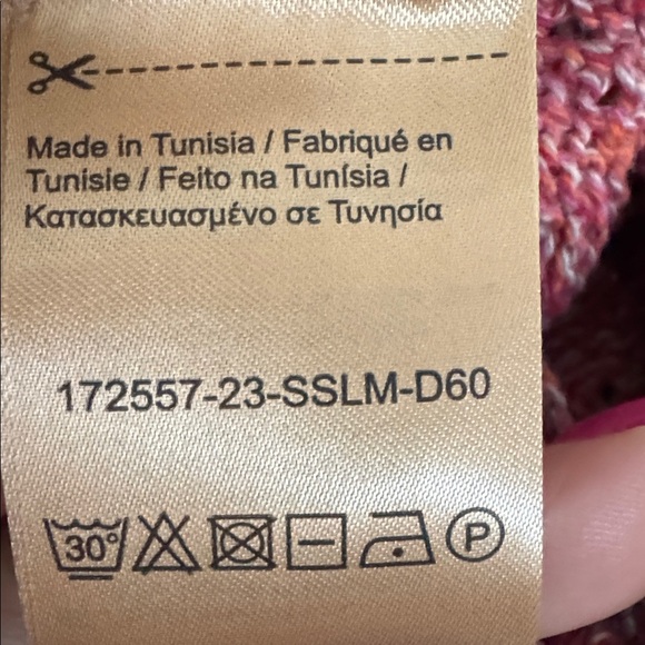 Scotch & Soda Degrade Multi-Color Pullover-Pink Punch Melange Size M - Picture 14 of 16